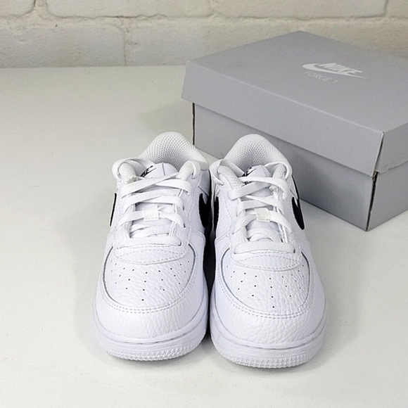 Nike Force 1 (TD) White / Black Baby / Toddler size 10c - Picture 3 of 8